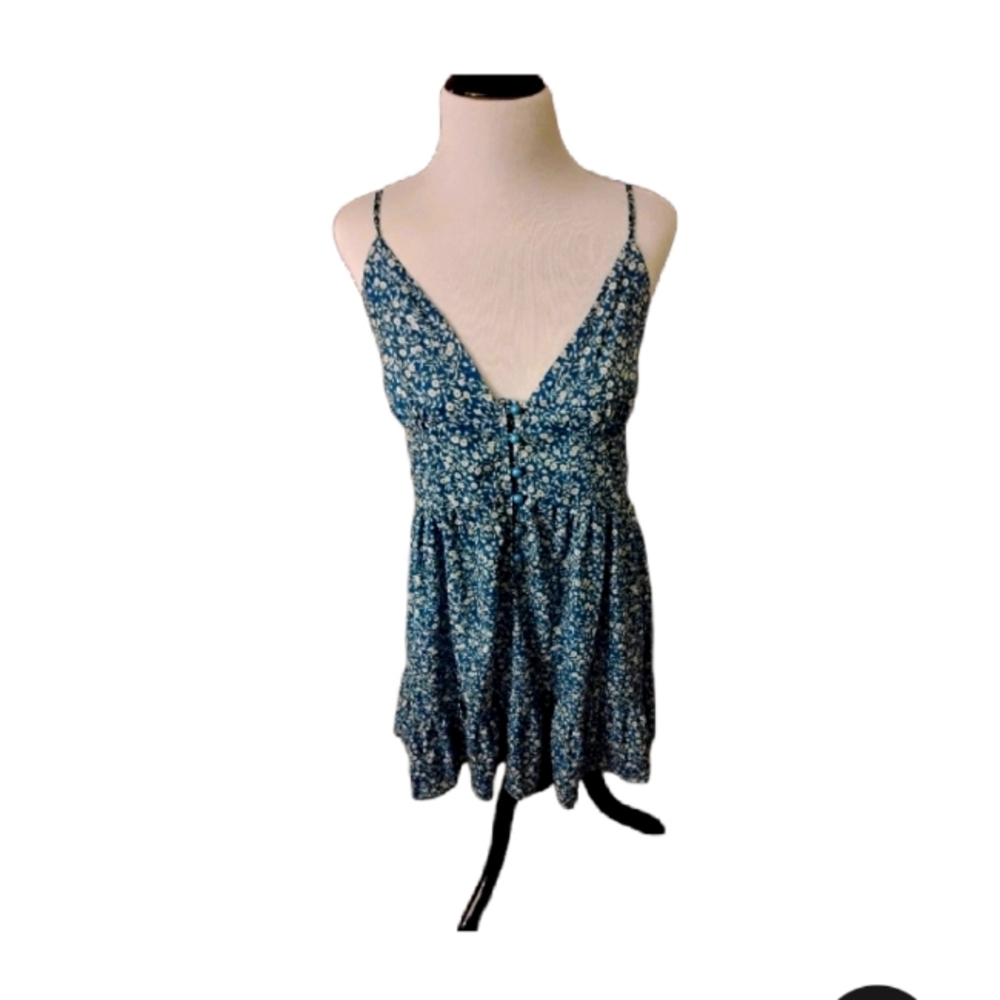 Floral Blue Dress